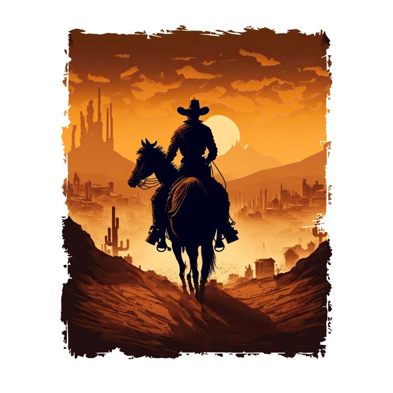 Western Cowboy Wüste