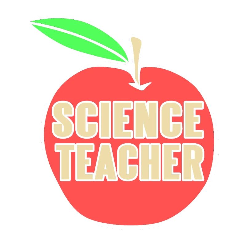 Professeur de sciences Mignon Rétro Teacher Designs