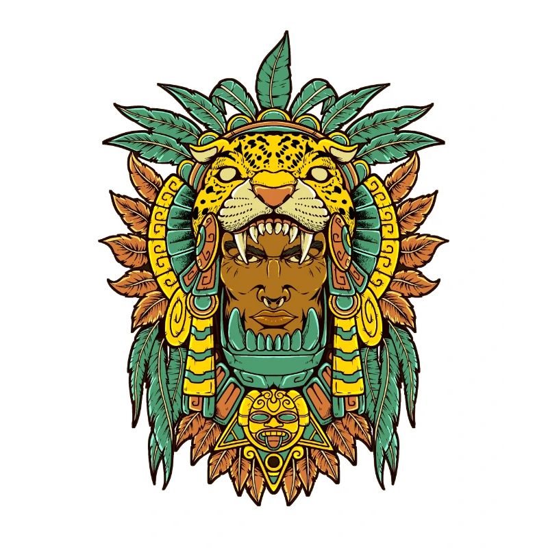 Aztekischer Krieger - Jaguarkrieger