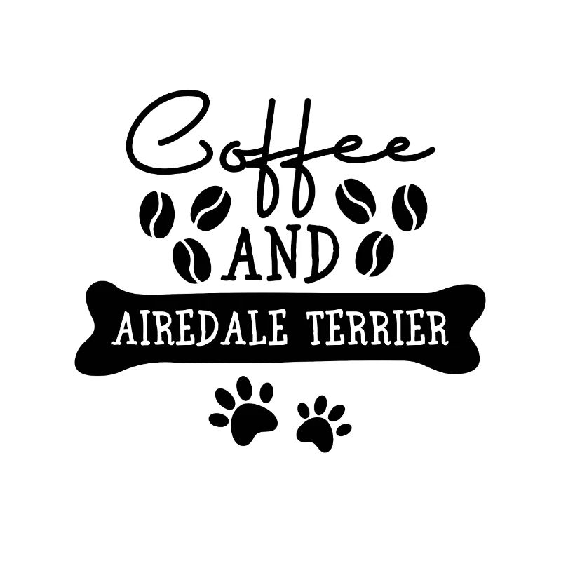 Café et Airedale Terrier