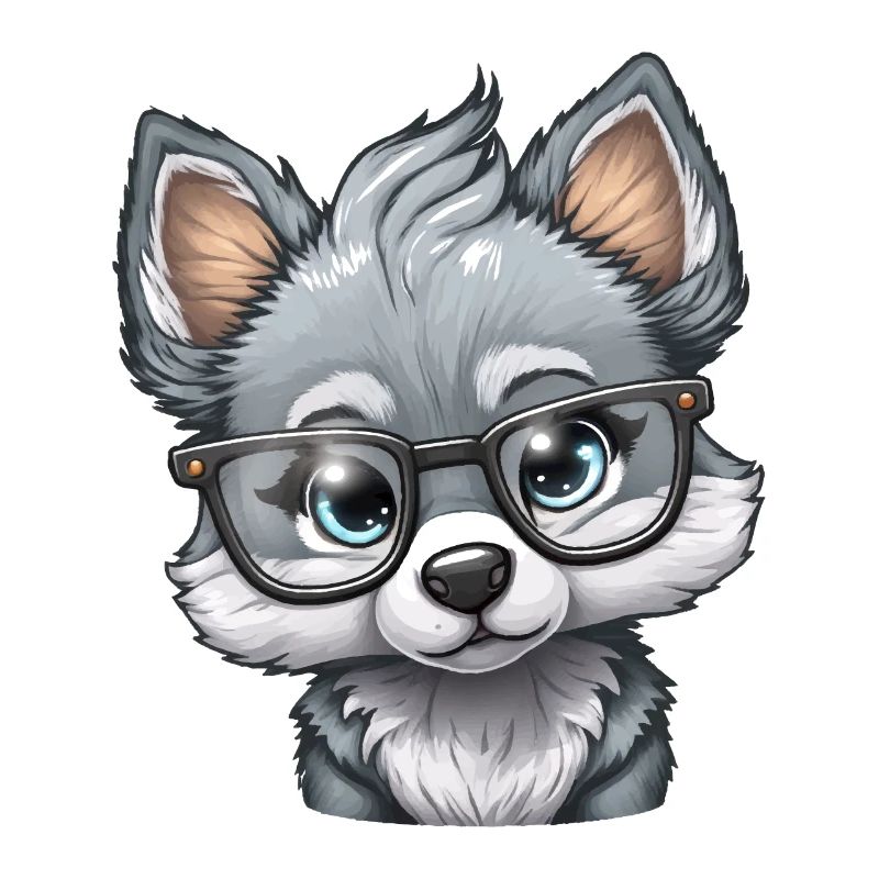 Kleiner niedlicher Wolf