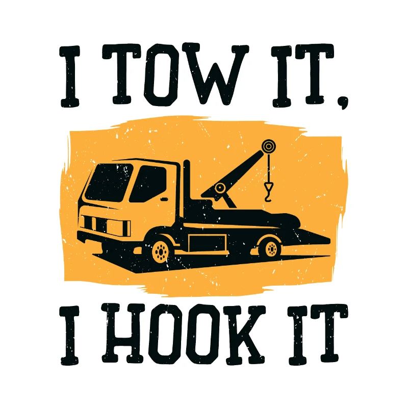 Abschleppwagenfahrer Geschickter Trucker