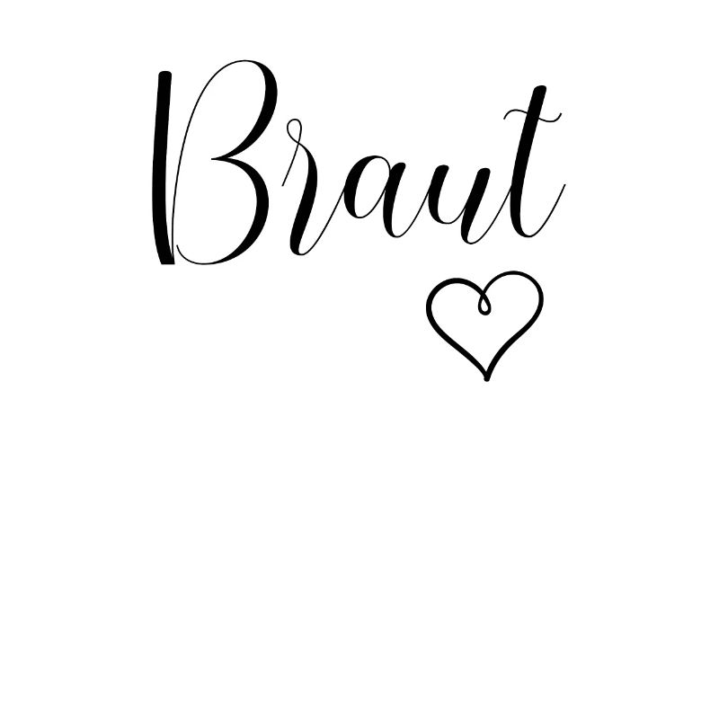 Weißes Braut Brautjungfer