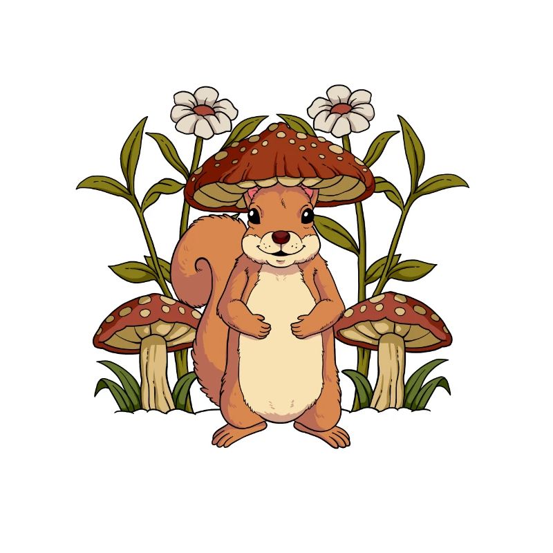 Cottagecore Eichhörnchen