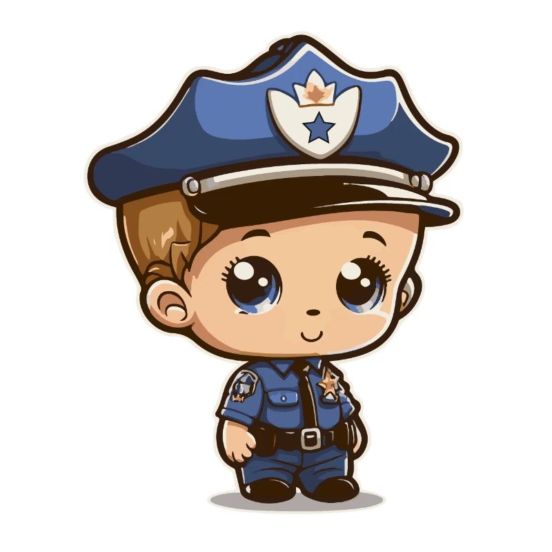Junger Polizist