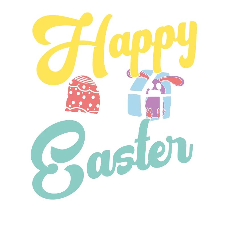 Bunny Happy Easter Day Spring Hunt Eggs Rabbit