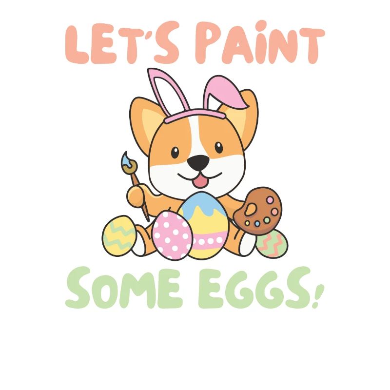 cute dogs for Easter Corgi