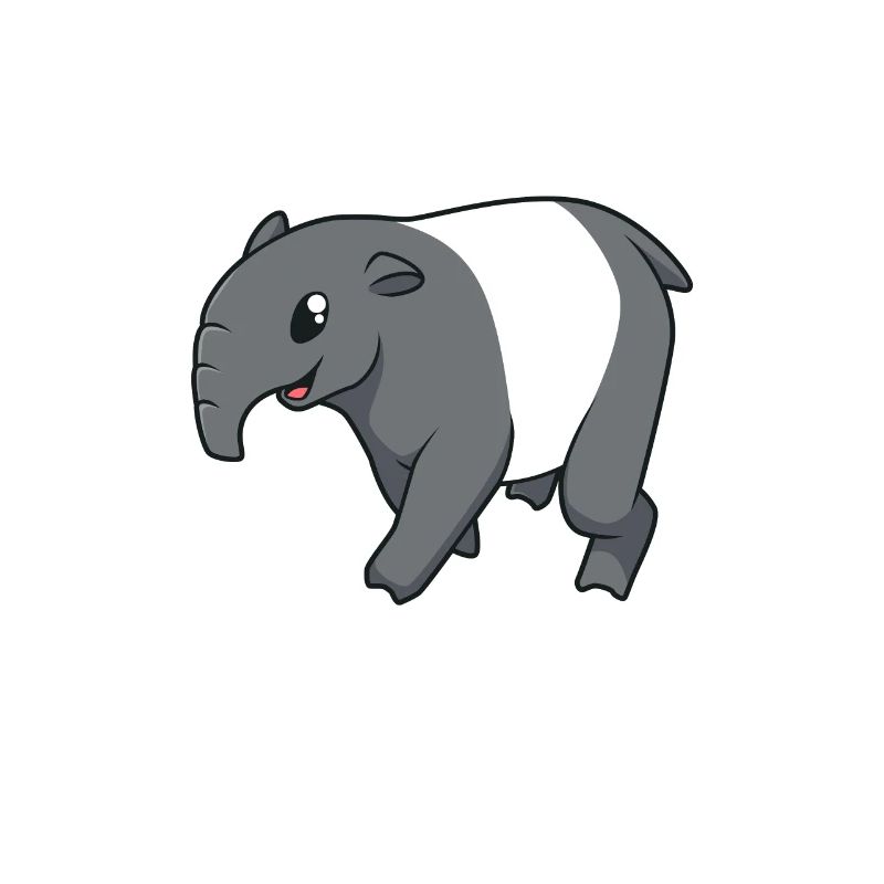 Kawaii Tapir