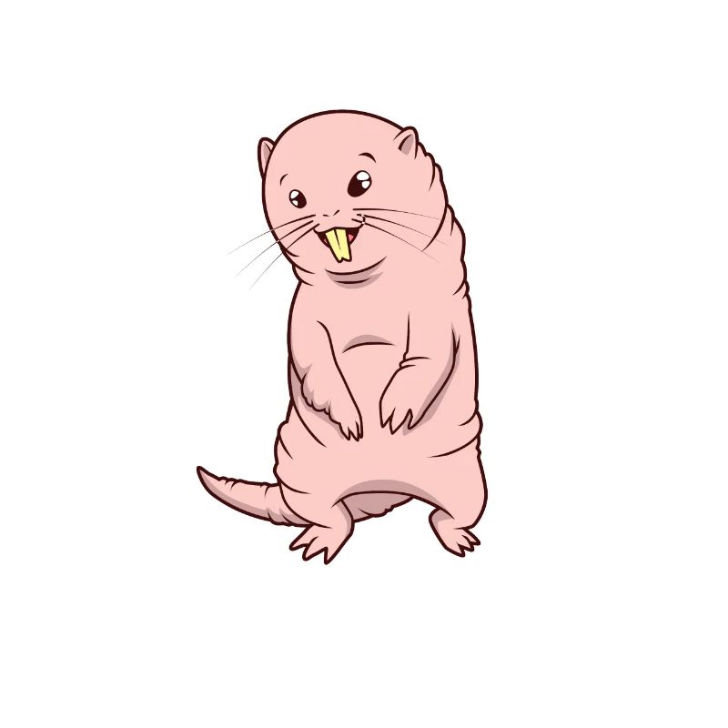 Kawaii Nacktmull