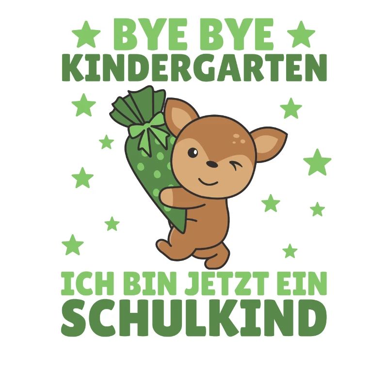 bye bye Kindergarten ich bin jetzt ein Schulkind