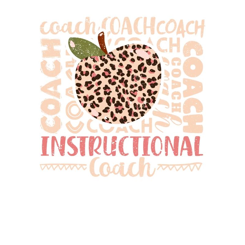 Bleached Leopard Teaching Trainer Typography Teacher