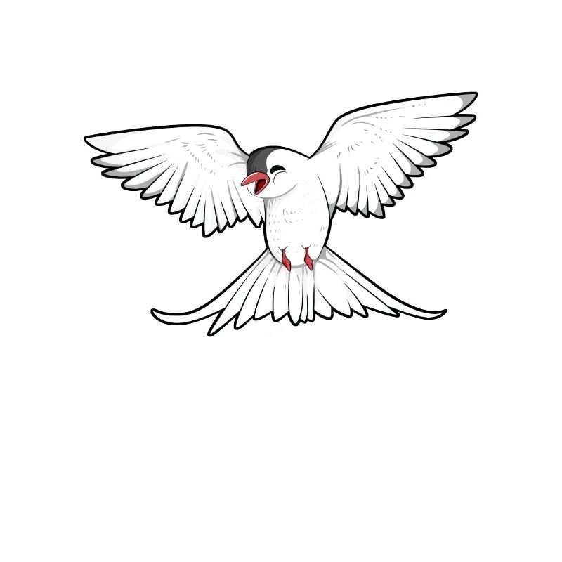 Kawaii Küstenseeschwalbe