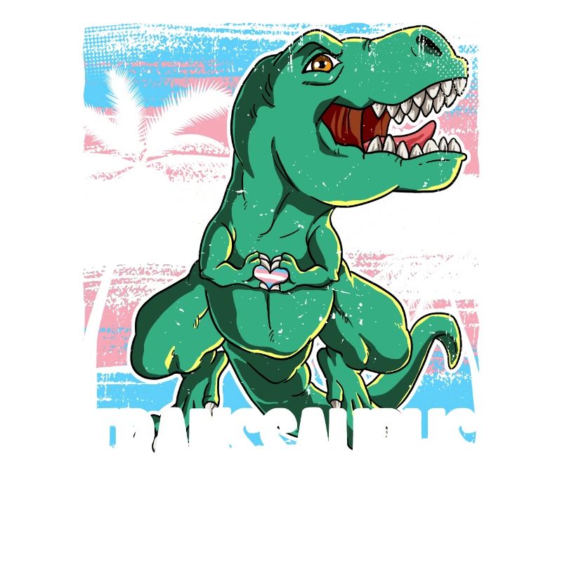 Pride LGBTQ Transsaurus Costume Pride Month