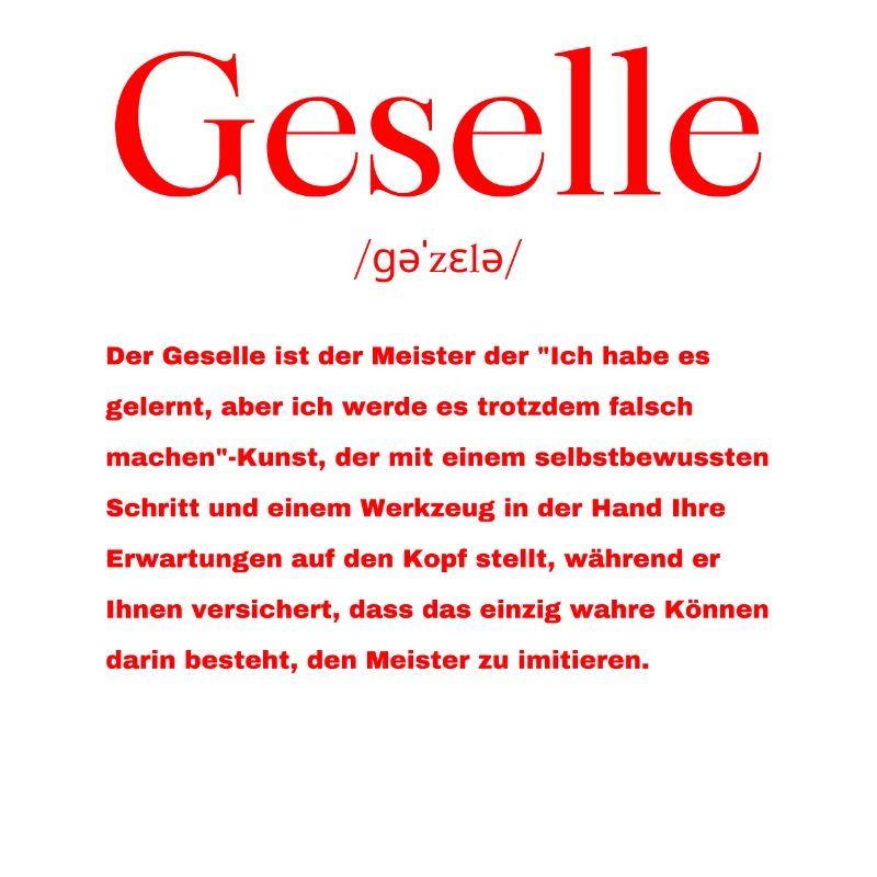 Geselle Definition