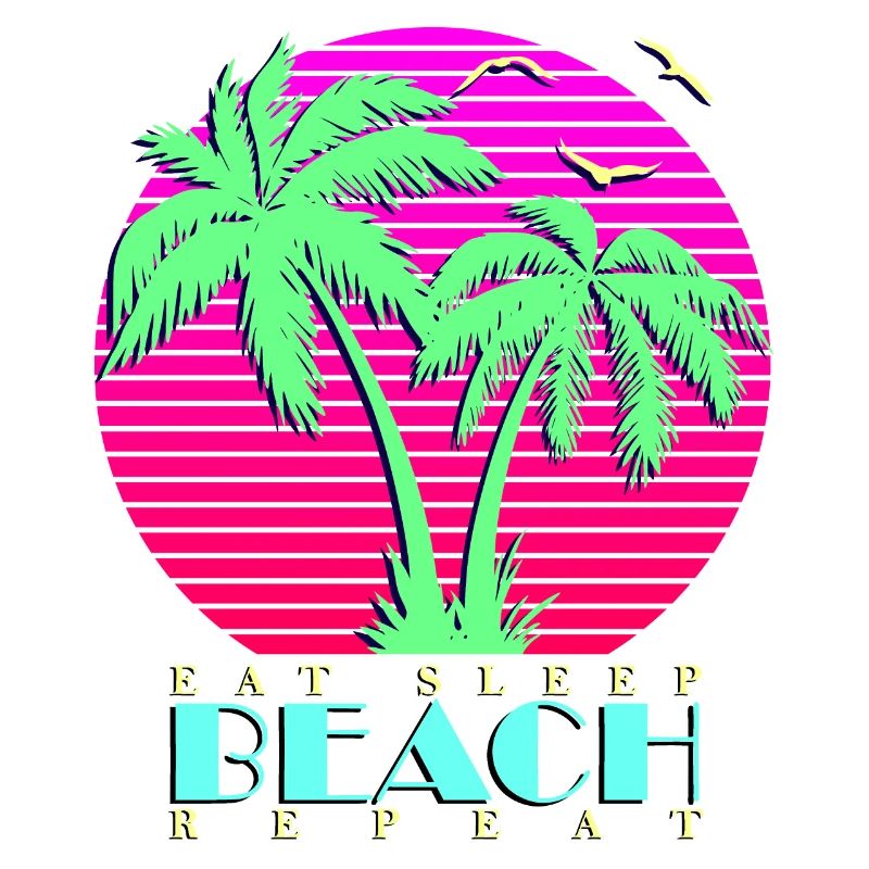 Eat sleep beach repeat