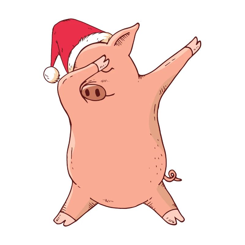 Weihnachtsschwein Dab