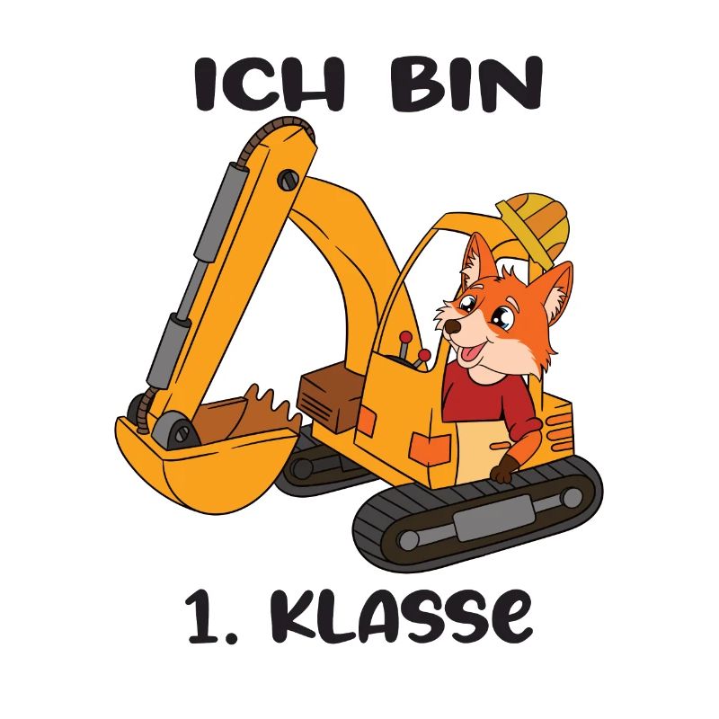 Ich Bin 1 Klasse Einschulung Schulanfang