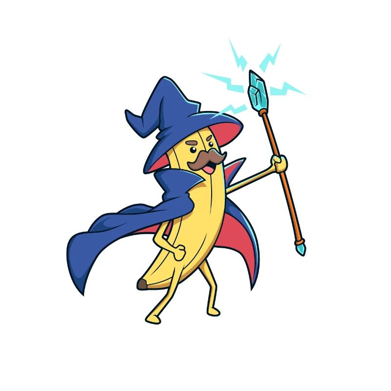 Zauberer Banane