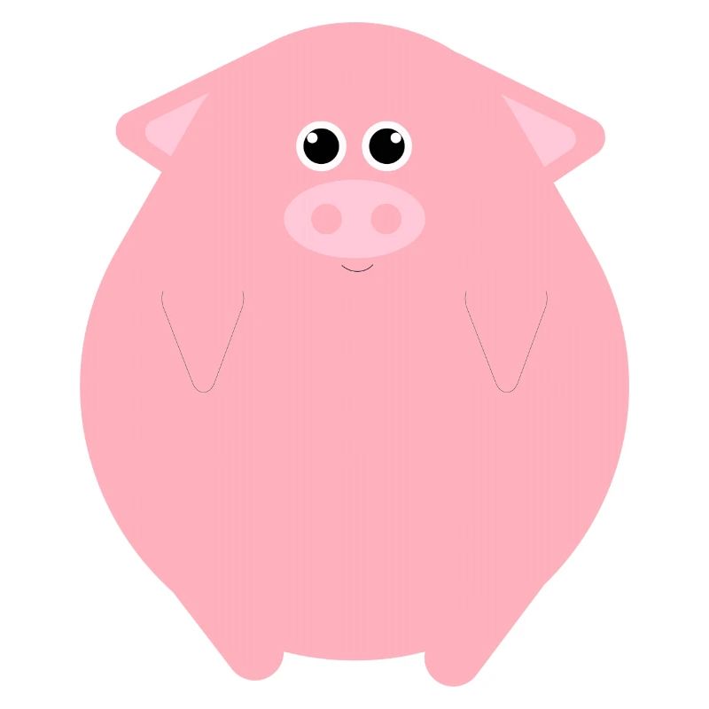 CUTE PIG SMILING