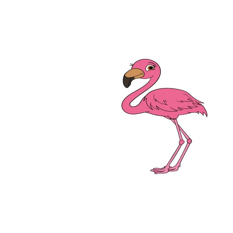 Lustiger Flamingo