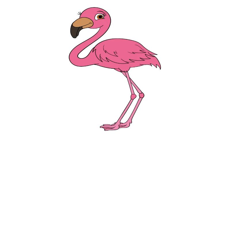 Lustiger Flamingo