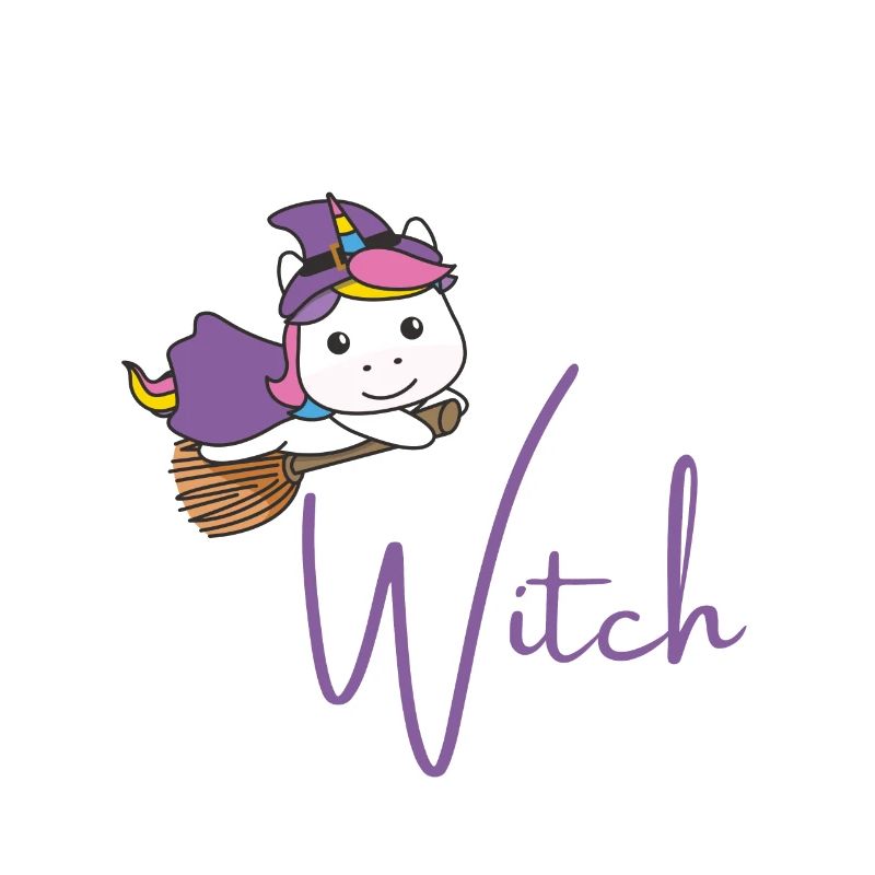 Unicorn Halloween Witches don't be a basic Witch
