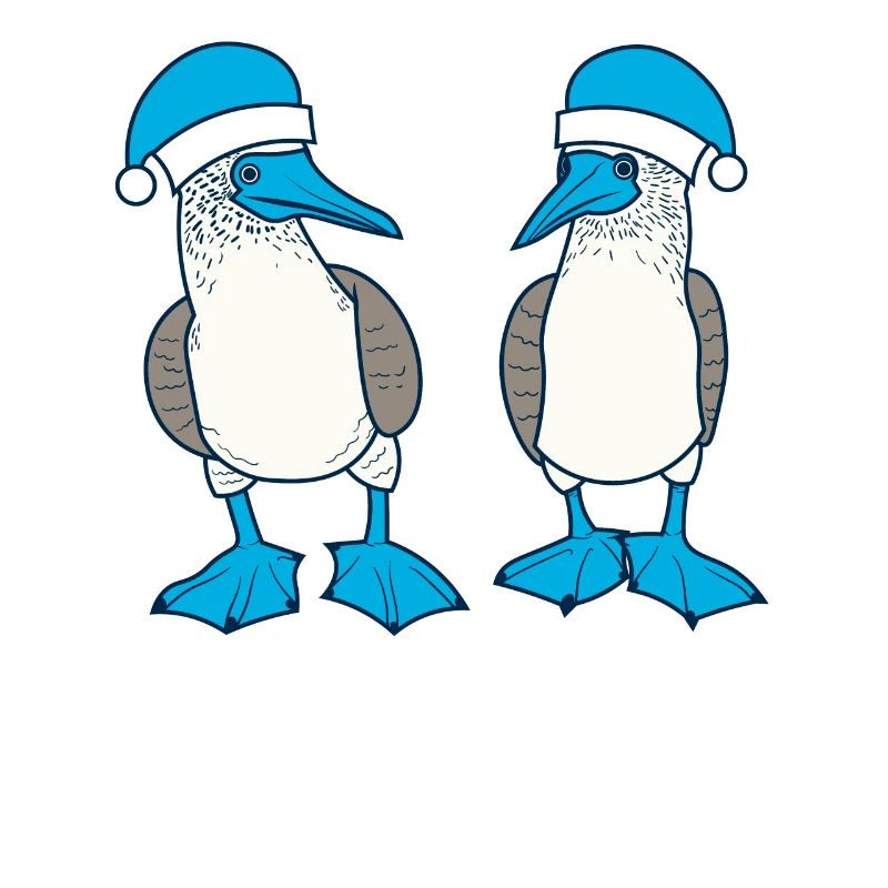 Blaufußtölpel Weihnachtsmütze