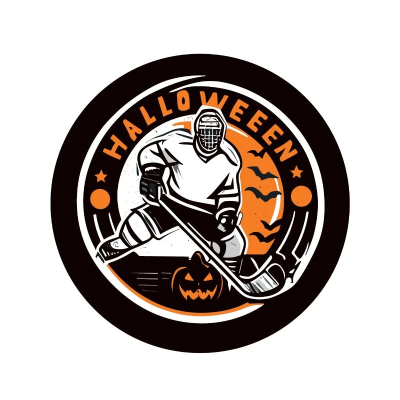 Halloween-Hockeyspieler