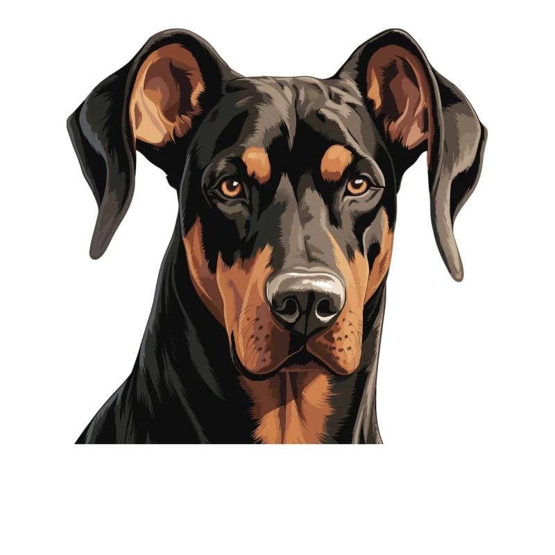Hund Dobermann