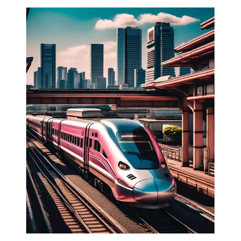Zug Tokio Japan