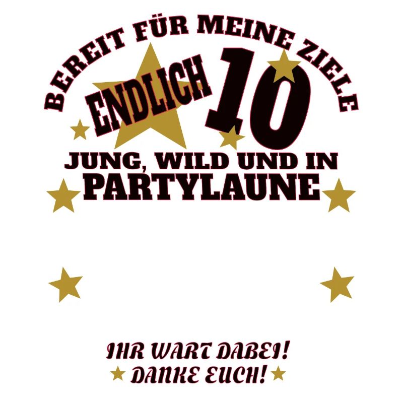 10. Geburtstag Mädchen & Junge Gästebuch