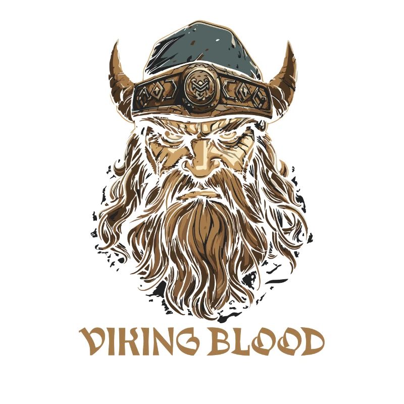 Wikingerkrieger mit Wikingerblut