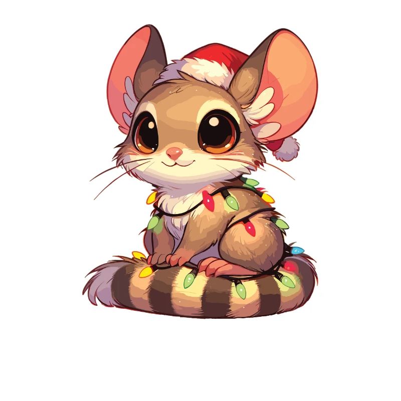 Weihnachten Lichterkette Springmaus