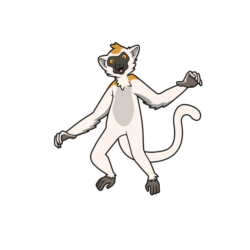 Kawaii Sifaka