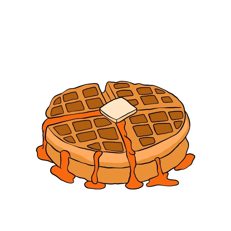Waffel machen Waffeleisen