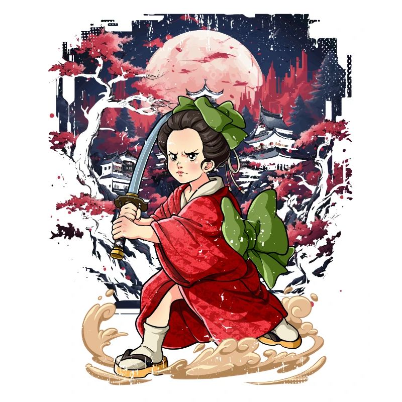 Samurai Kimono Frauen