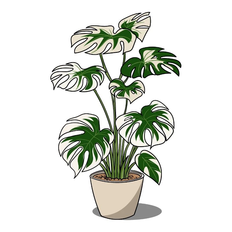 Variegated Monstera
