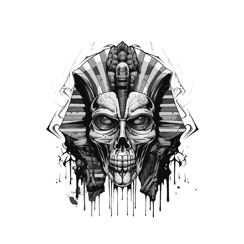 Pharao Totenkopf Skelett