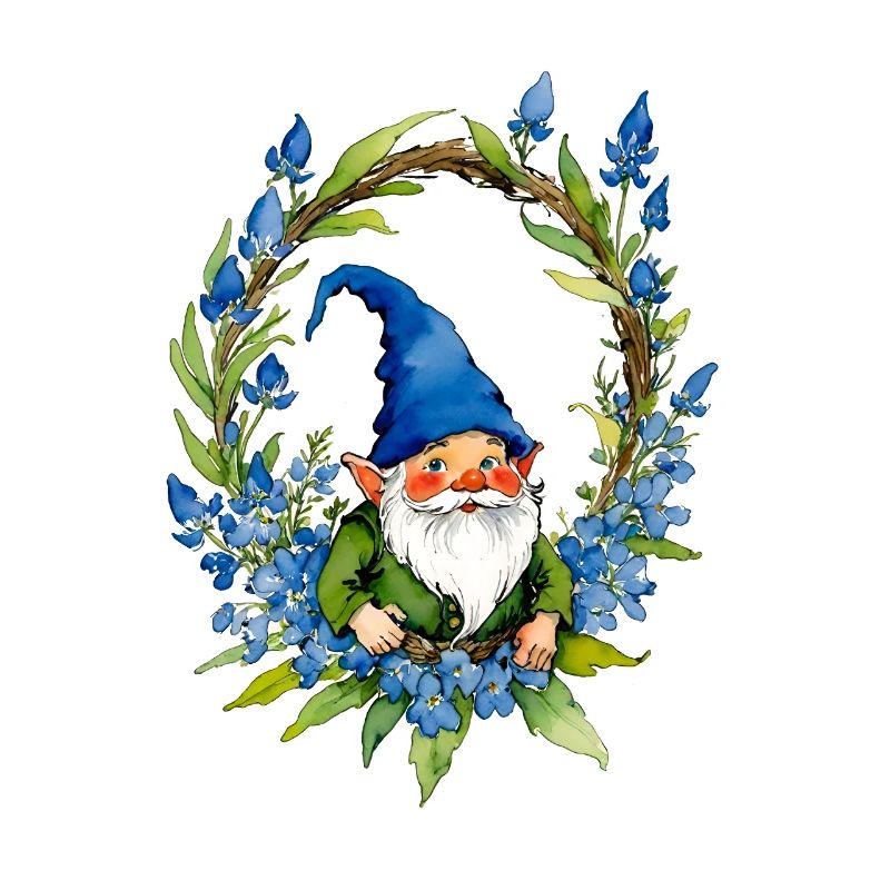Bluebonnet Gnome
