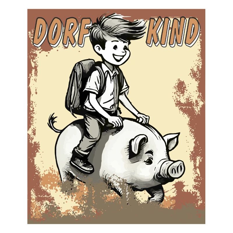 SCHWEIN KIND JUNGE