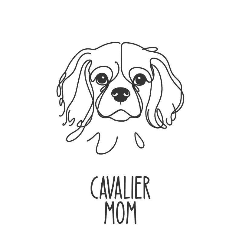 Linienkunstmutter - Kavalier