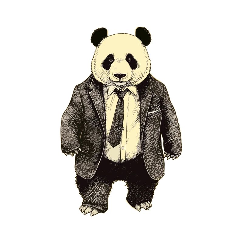 Executive Panda – Elegance Meets Endangerment