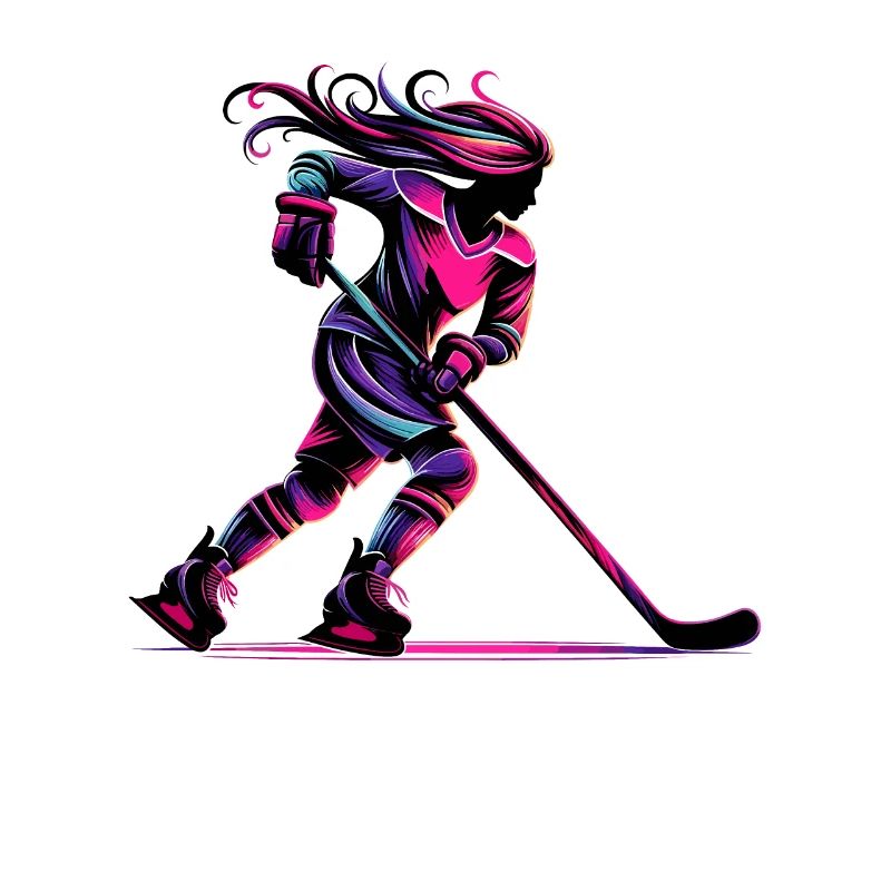 Hockeyspieler Eishockey Feldhockey