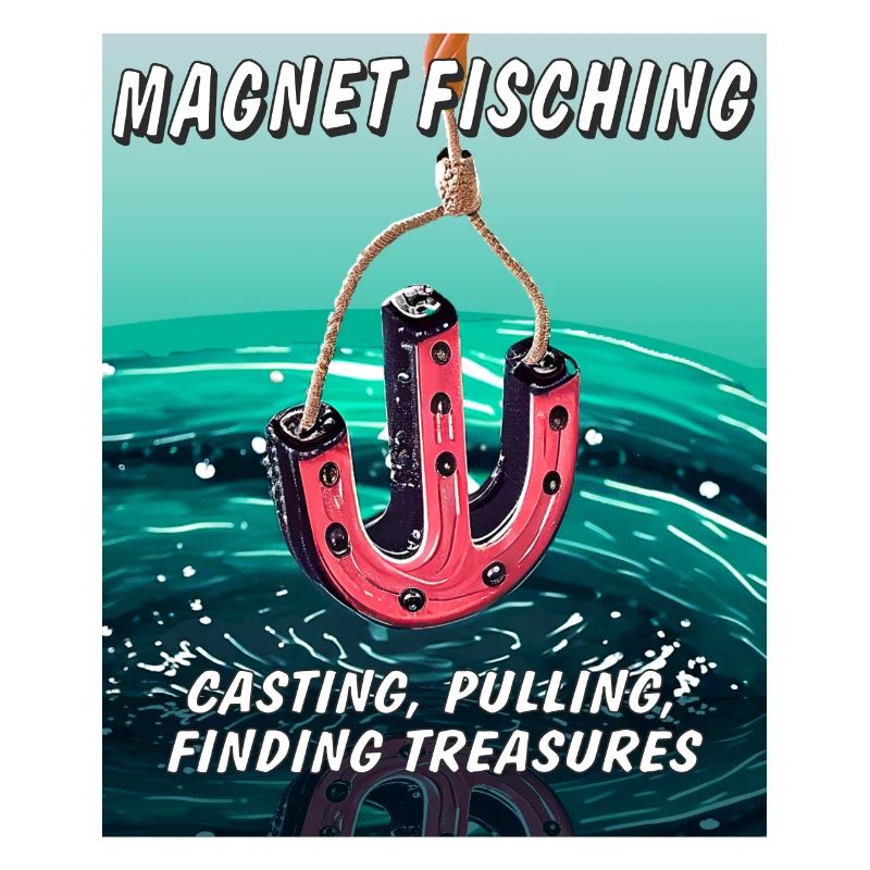 MAGNET FISCHING CASTING PULLING FINDING TREASU
