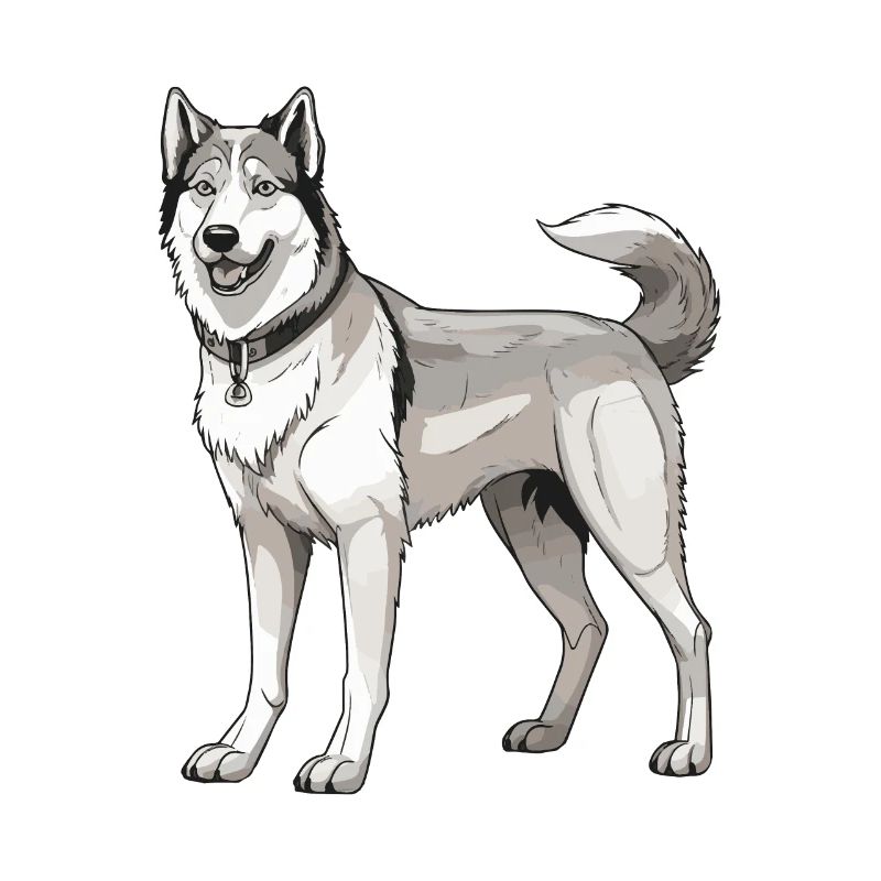 Husky Hund Tier