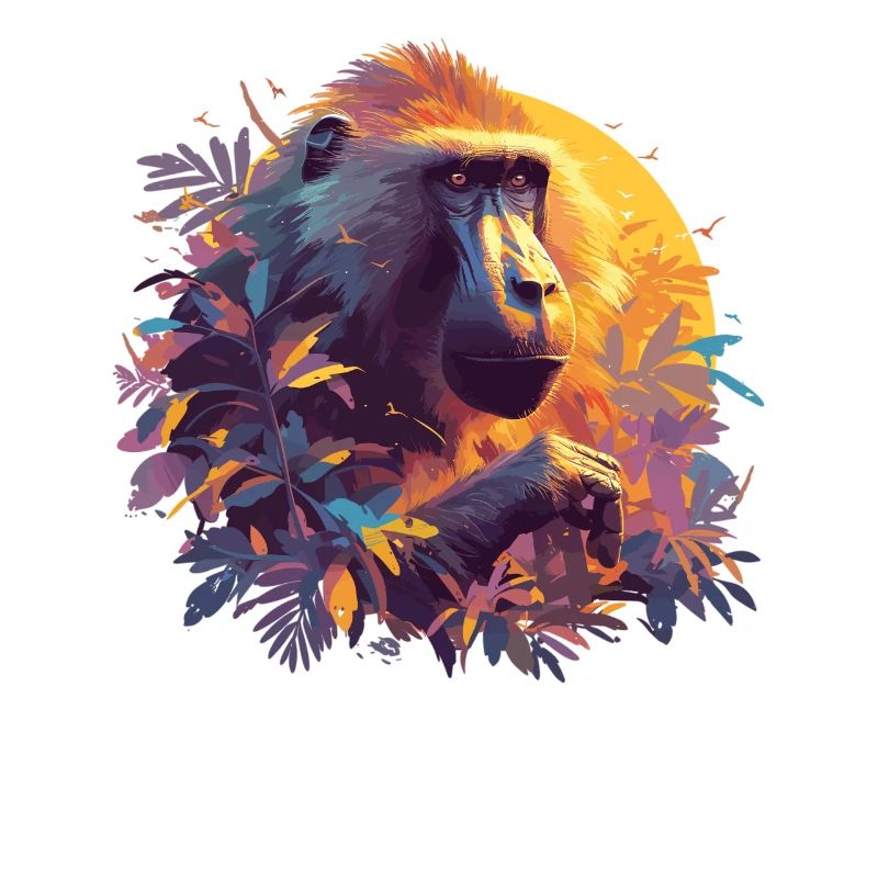 Baboon Paviane Pavian