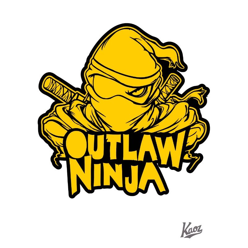 Gelber Outlaw Ninja