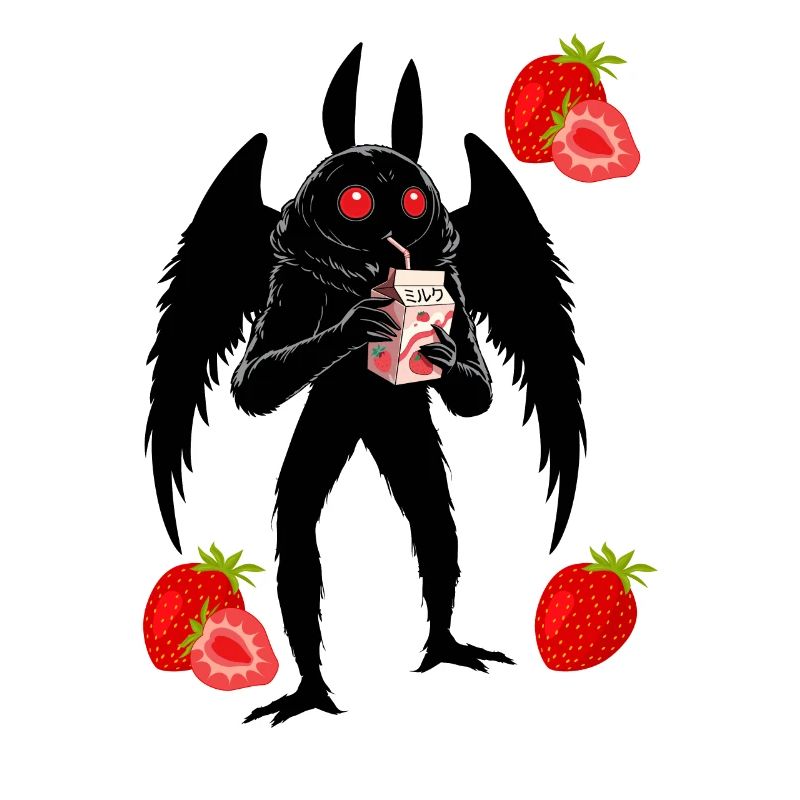 Mothman Erdbeer Milchshake