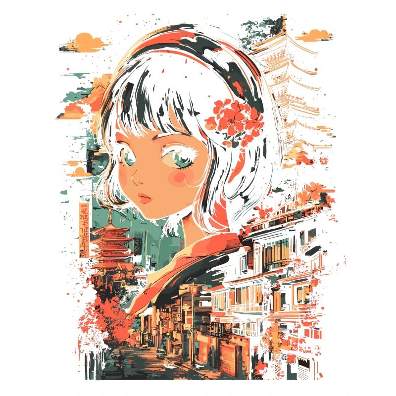 Anime Mädchen Japan