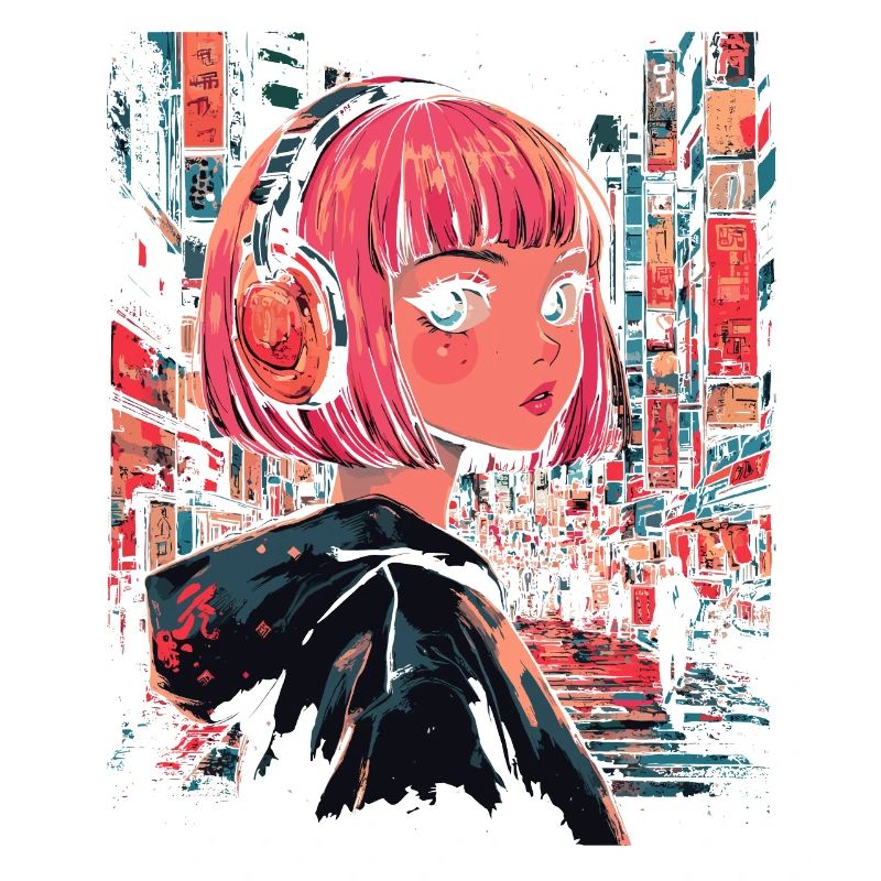 Anime Mädchen Japan